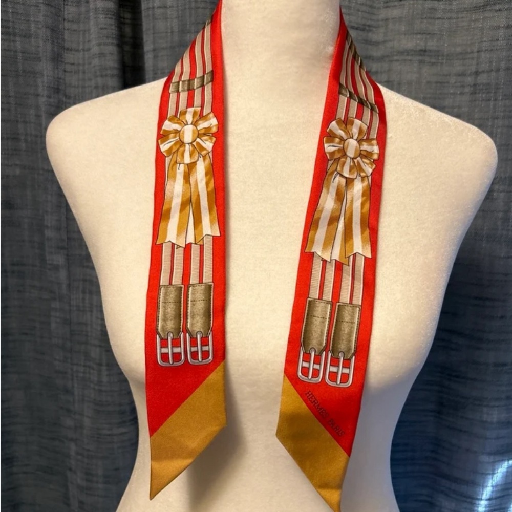 *NWT* Vintage Hermès  “Jumping” Twilly